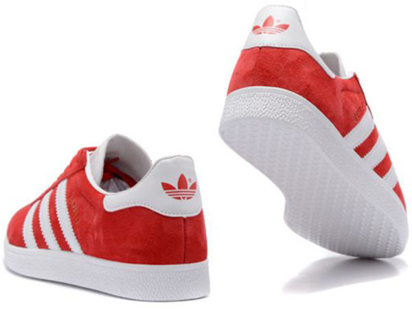Adidas Gazelle красные с белым (35-45) — купить в Москве в дисконт ...