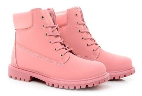 Ботинки Timberland Classic Pink розовые с мехом 35-40