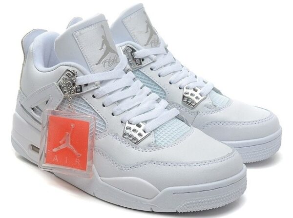 Nike Air Jordan 4 белые (40-46)