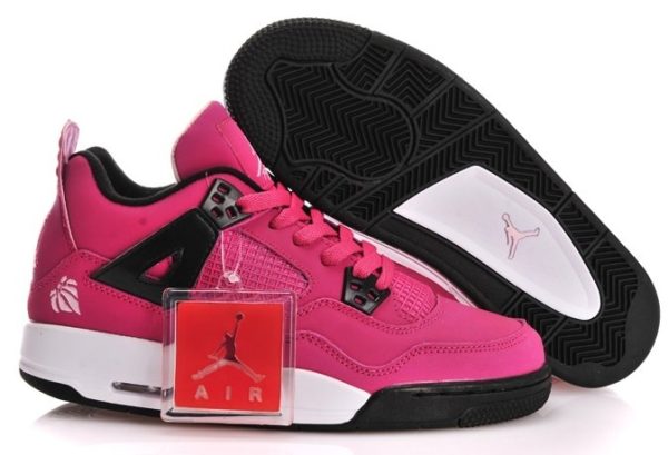 Nike Air Jordan 4 малиновые (35-40)