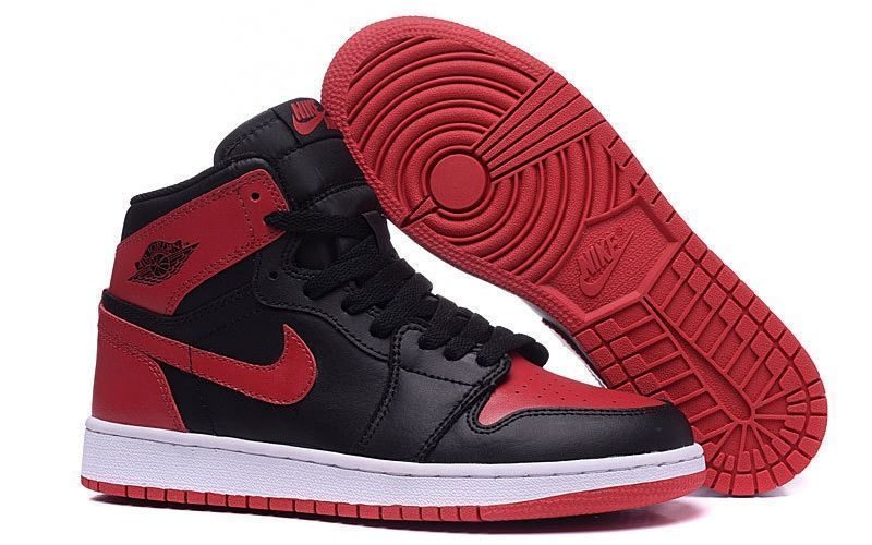 nike retro black and red