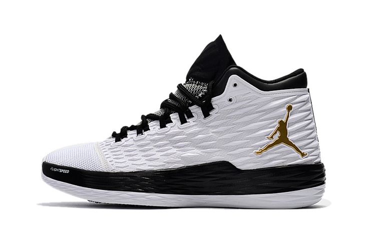 Nike Air Jordan Melo M13 белые с черным 