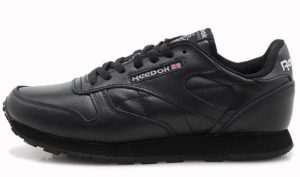 Reebok Classic Leather (Black) черные (35-44)