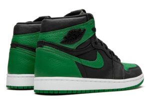Nike Air Jordan 1 Retro зелено-черные (35-40)