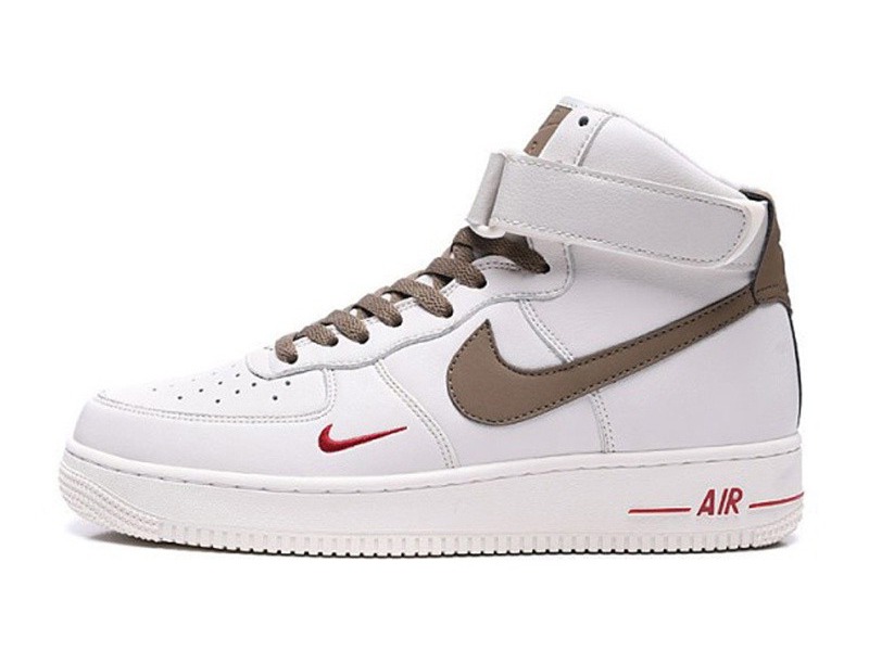 Air force 1 white brown. Nike Air Force 1. Nike Air Force 1 High Grey\White.